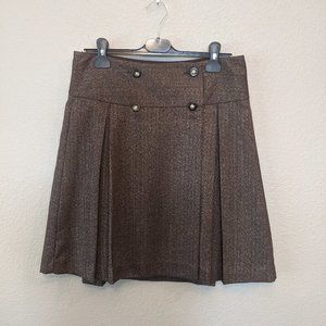 GAP pleated wrap skirt